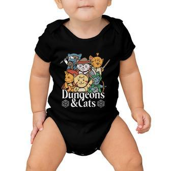 Dungeons And Cats Baby Onesie - Monsterry AU