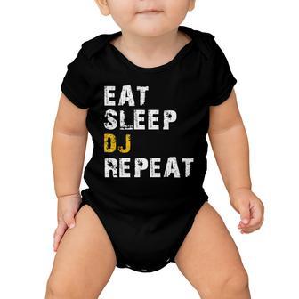 Eat Sleep Dj Repeat Baby Onesie - Monsterry DE