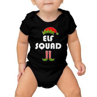 Elf Squad Funny Christmas Elves Tshirt Baby Onesie - Monsterry