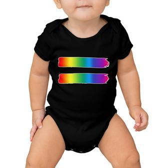 Equality Lgbt Pride Awareness Baby Onesie - Monsterry