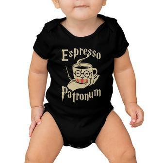 Espresso Patronum For Coffee Lovers Funny Wizard Tshirt Baby Onesie - Monsterry CA