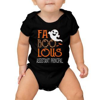 Faboolous Assistant Principal On Halloween Party Funny Ghost Baby Onesie - Monsterry