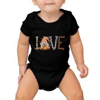 Fall In Love Thanksgiving Quote Baby Onesie - Monsterry AU