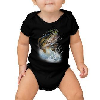 Fish And Hook Baby Onesie - Monsterry CA