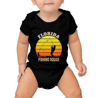 Florida Fishing Squad For Deep Sea Funny Fisherman Baby Onesie - Monsterry UK