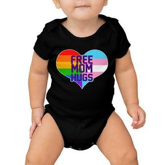Free Mom Hugs Lgbt Support V2 Baby Onesie - Monsterry AU