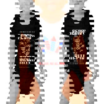 Funny 4Th Of July Fireworks Director If I Run You All Run Baby Onesie - Monsterry