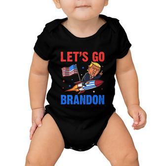 Funny Anti Biden Lets Go Brandon Pro Trump Lets Go Brandon Tshirt Baby Onesie - Monsterry UK