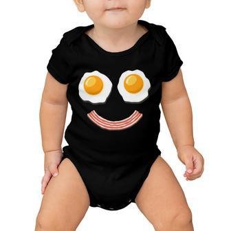 Funny Breakfast Bacon And Eggs Tshirt Baby Onesie - Monsterry CA