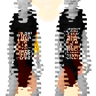 Funny Rubber Chicken Gift Men Women Rubber Chicken Costume Gift V2 Baby Onesie - Monsterry