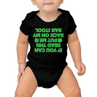 Funny St Patricks Day Quote Baby Onesie - Monsterry