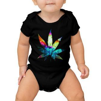 Galaxy Kush In Space Weed Baby Onesie - Monsterry