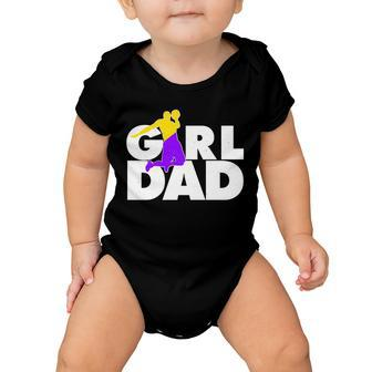 Girl Dad Dunking Tribute Tshirt Baby Onesie - Monsterry