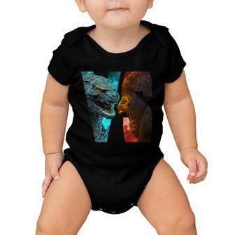 God-Zilla Versus Kong Monsters Tshirt Baby Onesie - Monsterry CA