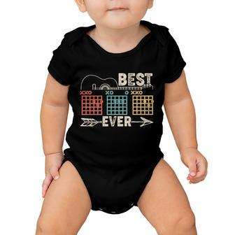 Guitarist Chords Best Dad Ever Tshirt Baby Onesie - Monsterry DE