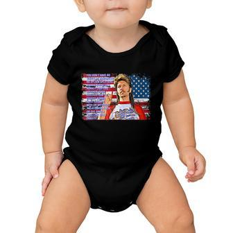 Happy 4Th Of July Merica Funny Joe American Flag Baby Onesie - Monsterry