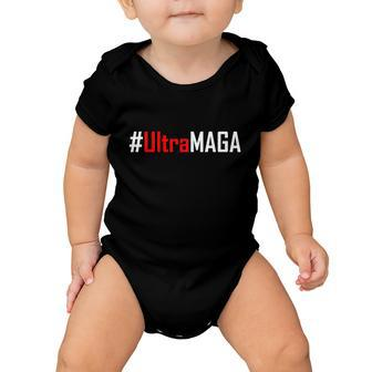 Hashtag Ultra Maga Usa United States Of America Baby Onesie - Monsterry AU
