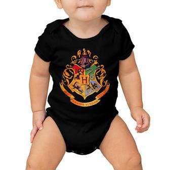 Hogwarts School Emblem Baby Onesie - Monsterry