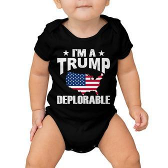 Im A Trump Deplorable Tshirt Baby Onesie - Monsterry AU