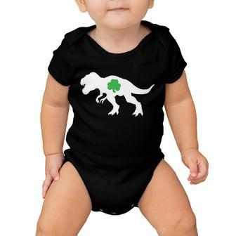 Irish Clover T-Rex Tshirt Baby Onesie - Monsterry AU