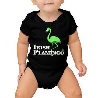 Irish Flamingo Tshirt Baby Onesie - Monsterry