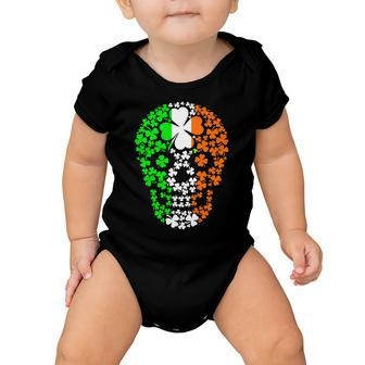 Irish Skull Ireland Clover Baby Onesie - Monsterry AU