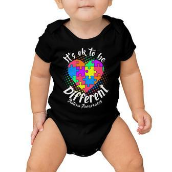 Its Ok To Be Different Autism Awareness Baby Onesie - Monsterry UK