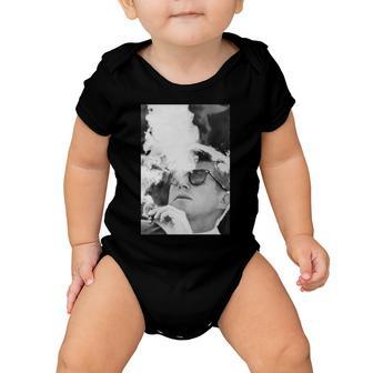 Jfk Smoking With Shades John F Kennedy President Tshirt Baby Onesie - Monsterry AU