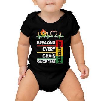 Juneteenth Breaking Every Chain Since Baby Onesie - Monsterry CA