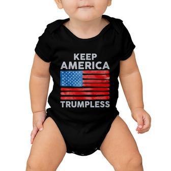 Keep America Trumpless Cool Gift V4 Baby Onesie - Monsterry AU