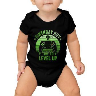 Kids 9Th Birthday Boy Time To Level Up 9 Years Old Boys Cool Gift Baby Onesie - Monsterry DE