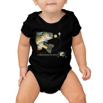 Largemouth Bass Tshirt Baby Onesie - Monsterry AU