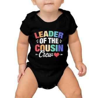 Leader Of The Cousin Crew Gift Baby Onesie - Monsterry