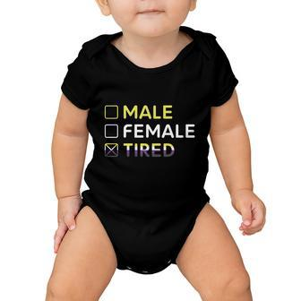 Lgbt Pride Nonbinary Flag Non Pride Month Baby Onesie - Monsterry AU