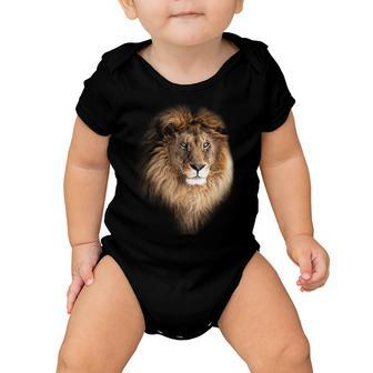 Lion Head Graphic Baby Onesie - Monsterry AU
