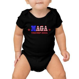 Maga Trump 2024 Tshirt Baby Onesie - Monsterry UK