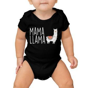 Mama Llama Logo Tshirt Baby Onesie - Monsterry