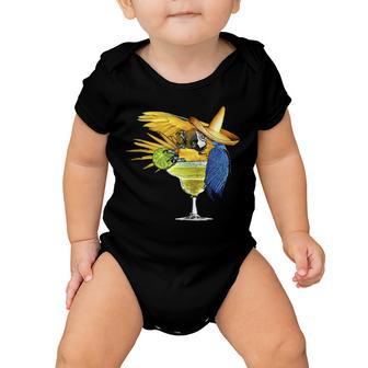 Margarita Parrot Tshirt Baby Onesie - Monsterry