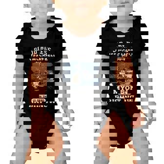 My Son Is On Uss Mccampbell Ddg Baby Onesie - Monsterry