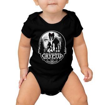 National Cryptid Society Mothman Tshirt Baby Onesie - Monsterry UK