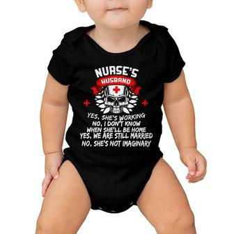 Nurses Husband Tshirt Baby Onesie - Monsterry AU