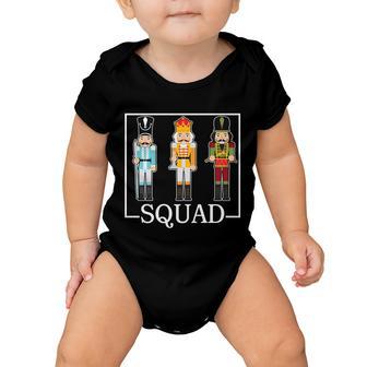 Nutcracker Squad Funny Christmas Baby Onesie - Monsterry