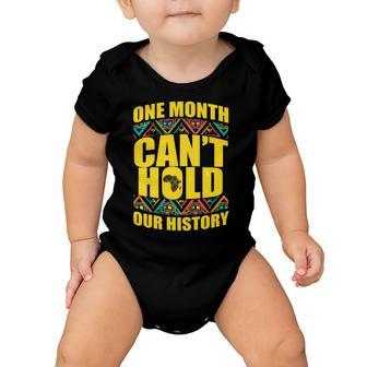 One Month Cant Hold Our History Graphic Design Printed Casual Daily Basic Baby Onesie - Thegiftio UK