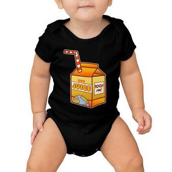 Orange Juice 999 Carton 100 Real Juice Tshirt Baby Onesie - Monsterry AU