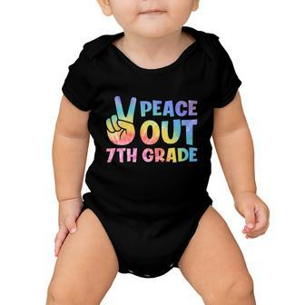 Peace Out 7Th Grade 2022 Graduate Happy Last Day Of School Great Gift Baby Onesie - Monsterry CA