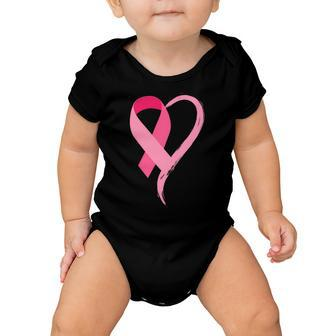 Pink Ribbon Of Love Breast Cancer Awareness Tshirt Baby Onesie - Monsterry AU