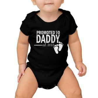 Promoted To Daddy Established Baby Onesie - Monsterry