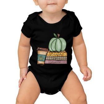 Pumpkin Spice Latte Thanksgiving Quote Baby Onesie - Monsterry UK