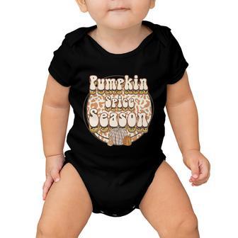 Pumpkin Spice Season Thanksgiving Quote Baby Onesie - Monsterry AU