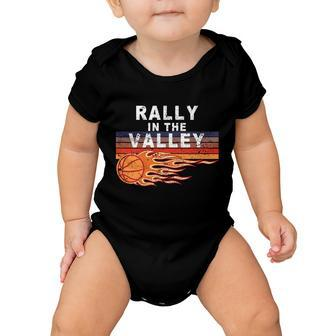 Rally In The Valley Vintage Phoenix Basketball Baby Onesie - Monsterry
